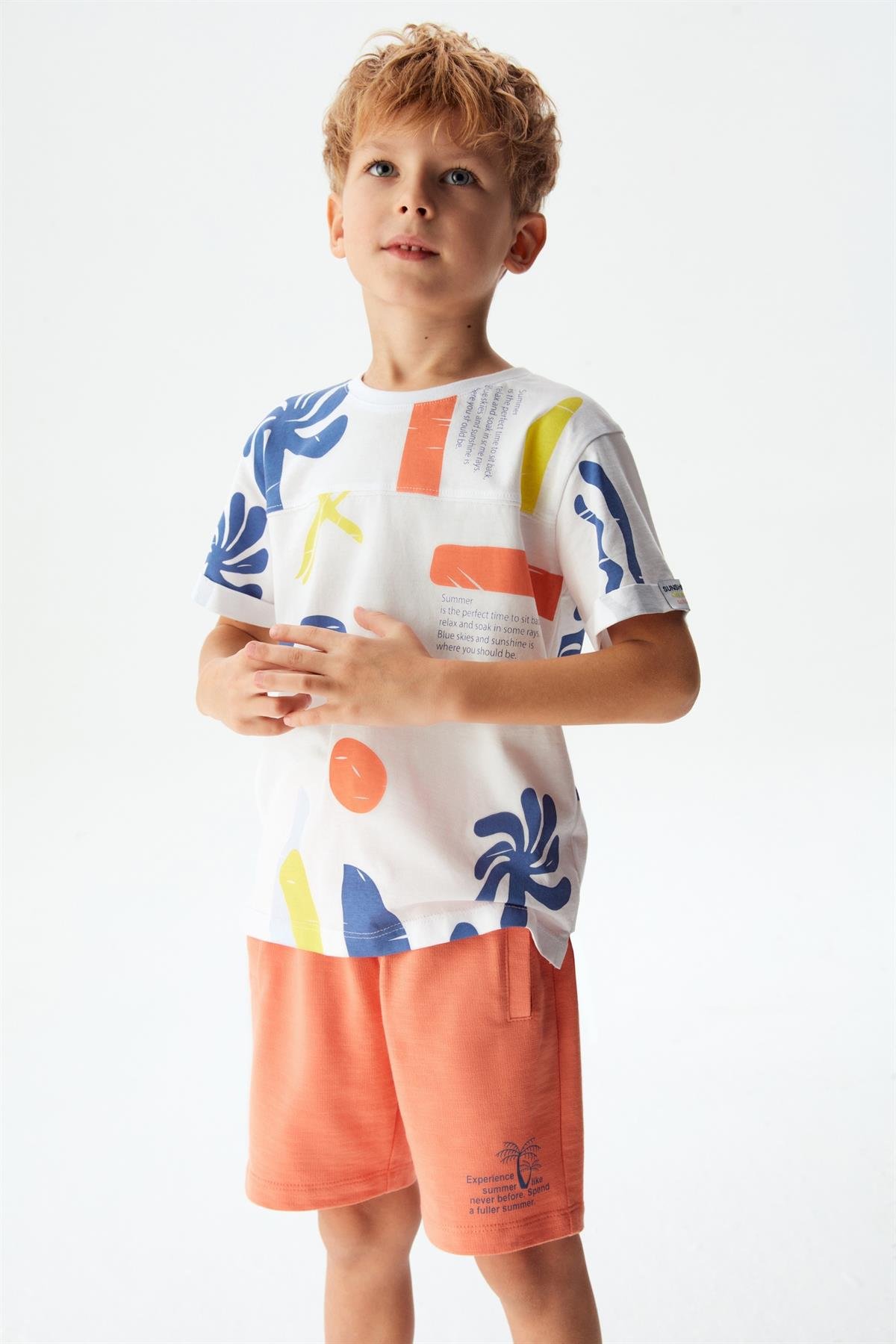 DOMİNK BASKILI T-SHIRT