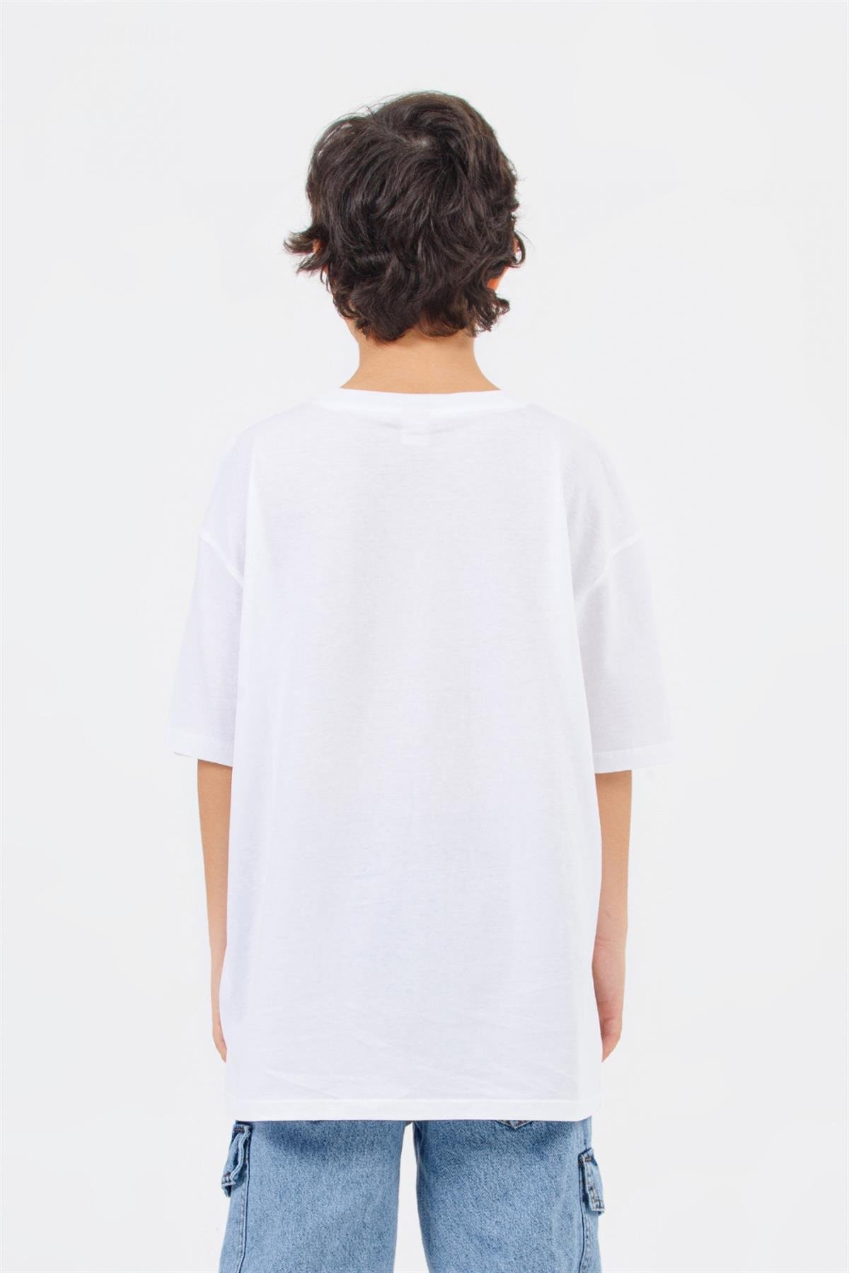 DONT RUN YAZILI BASIC T-SHIRT