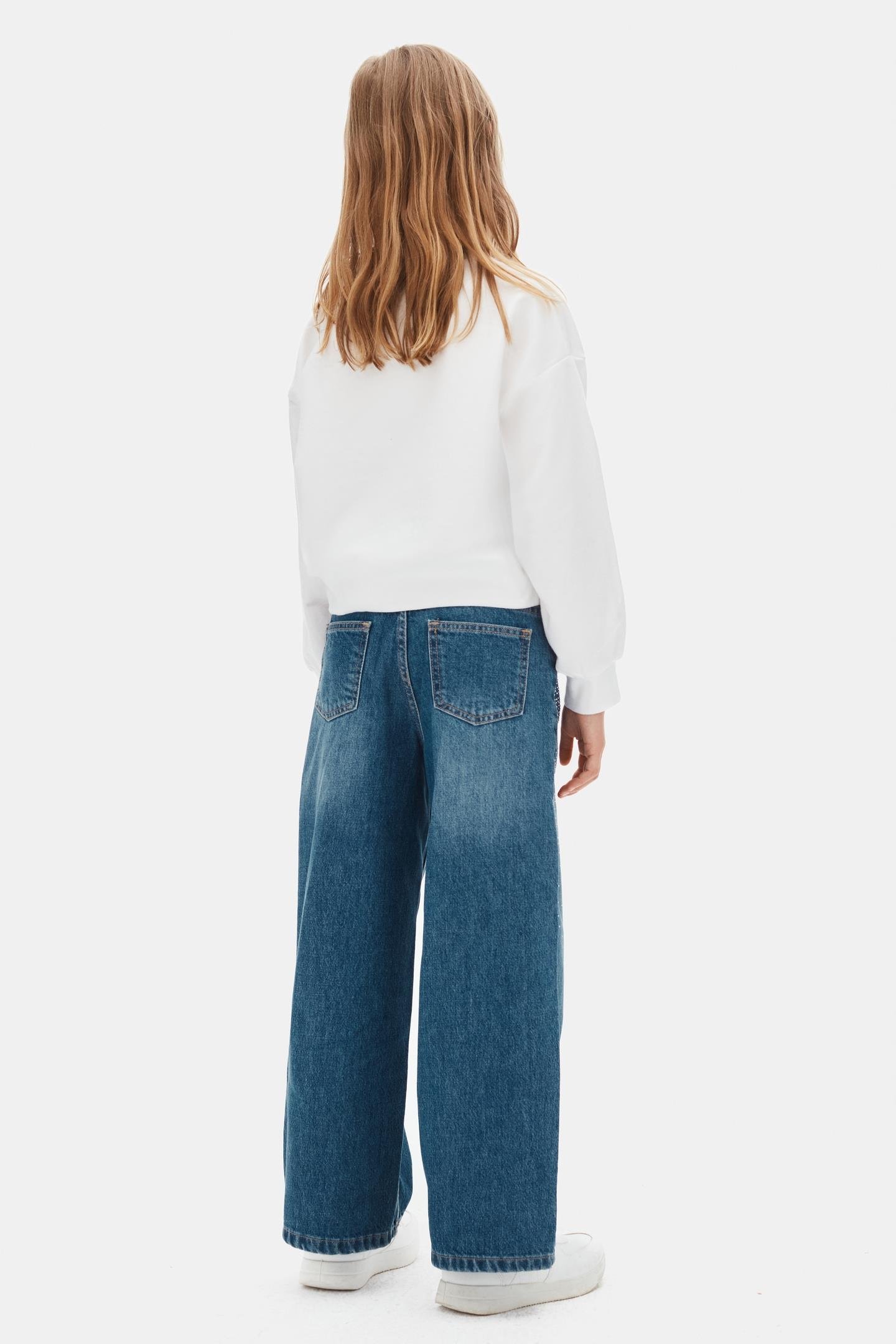 Endülüs Kız Pantolon - Mavi