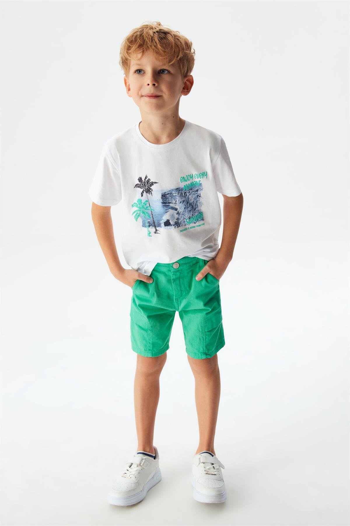 ENJOY EVERY YAZILI T-SHIRT