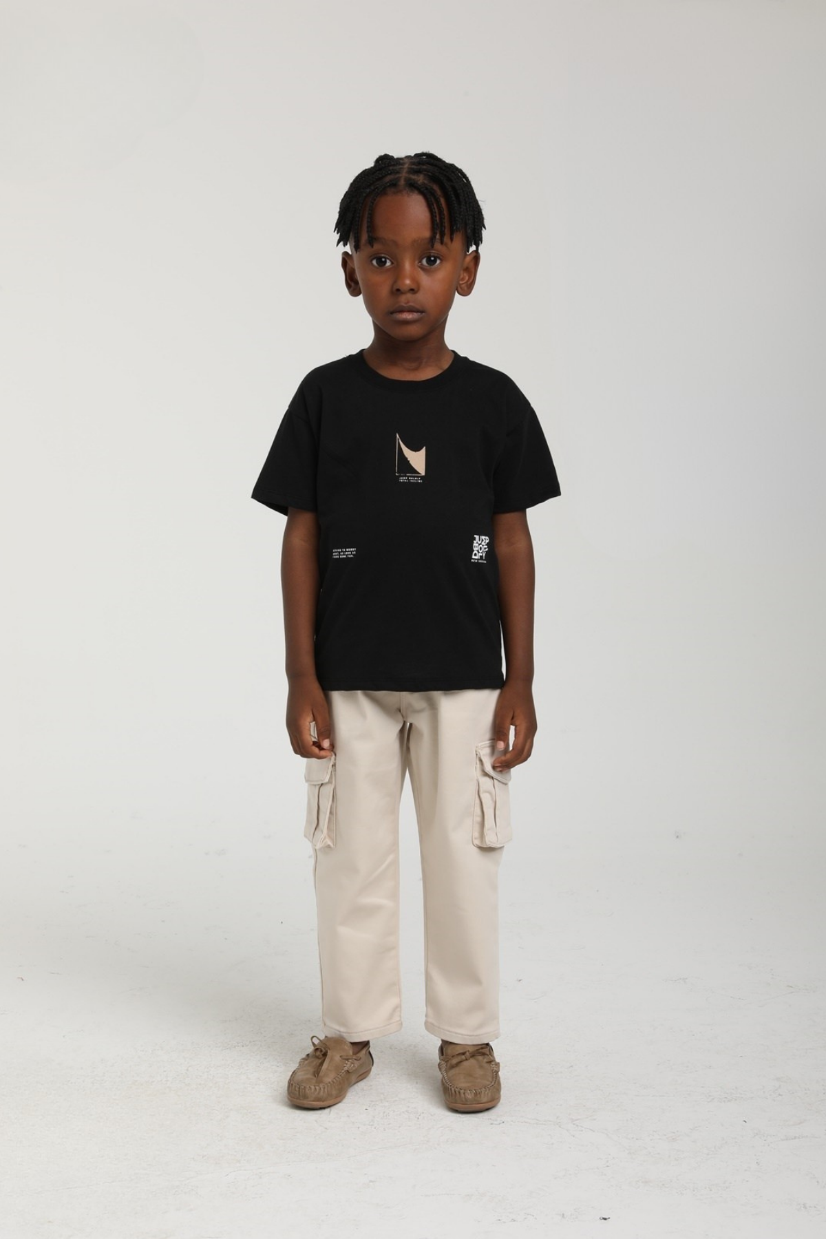 ESCABEL Karo Cep Erkek Bebe Pantolon - Bej