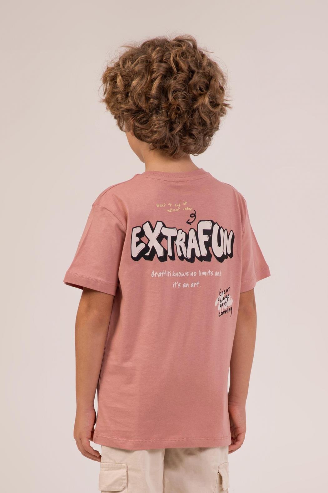 Extra Fun Erkek Tsirt - Kiremit