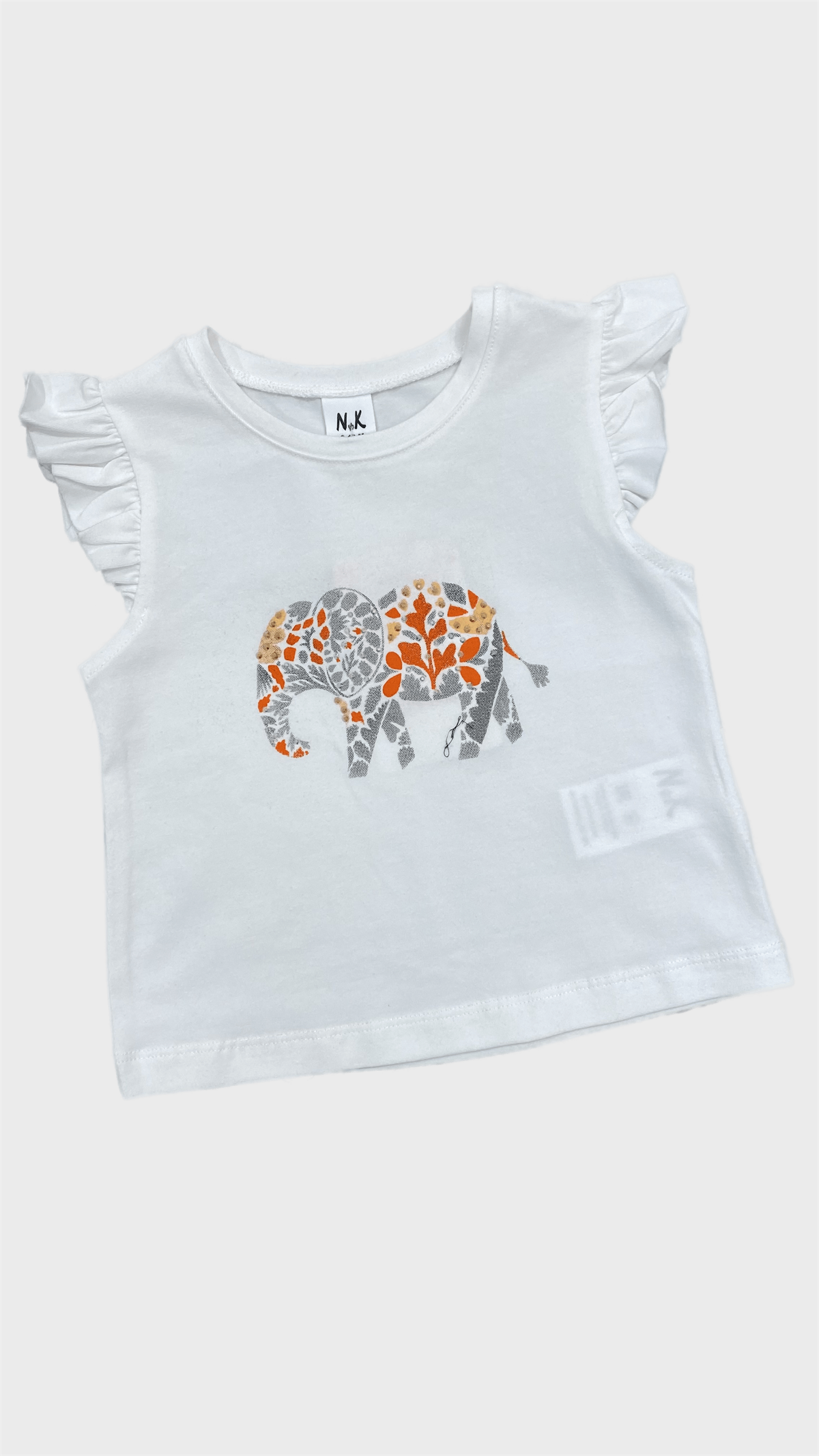FİL BASKILI BEBE T-SHIRT