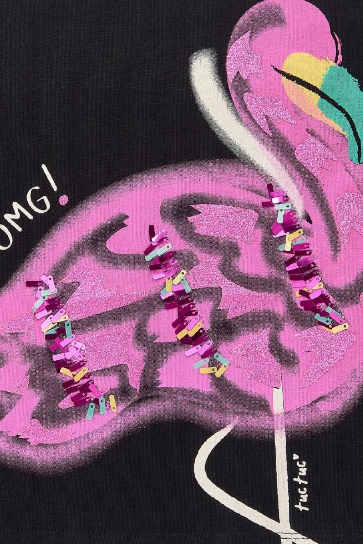 FİLAMİNGO BASKILI T-SHIRT