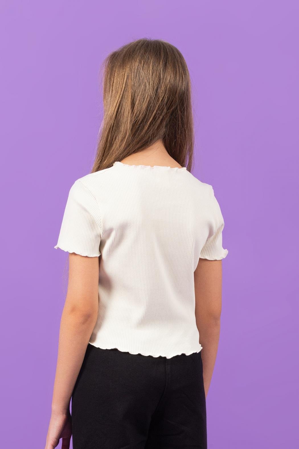 FİTİLLİ KIZ T-SHIRT