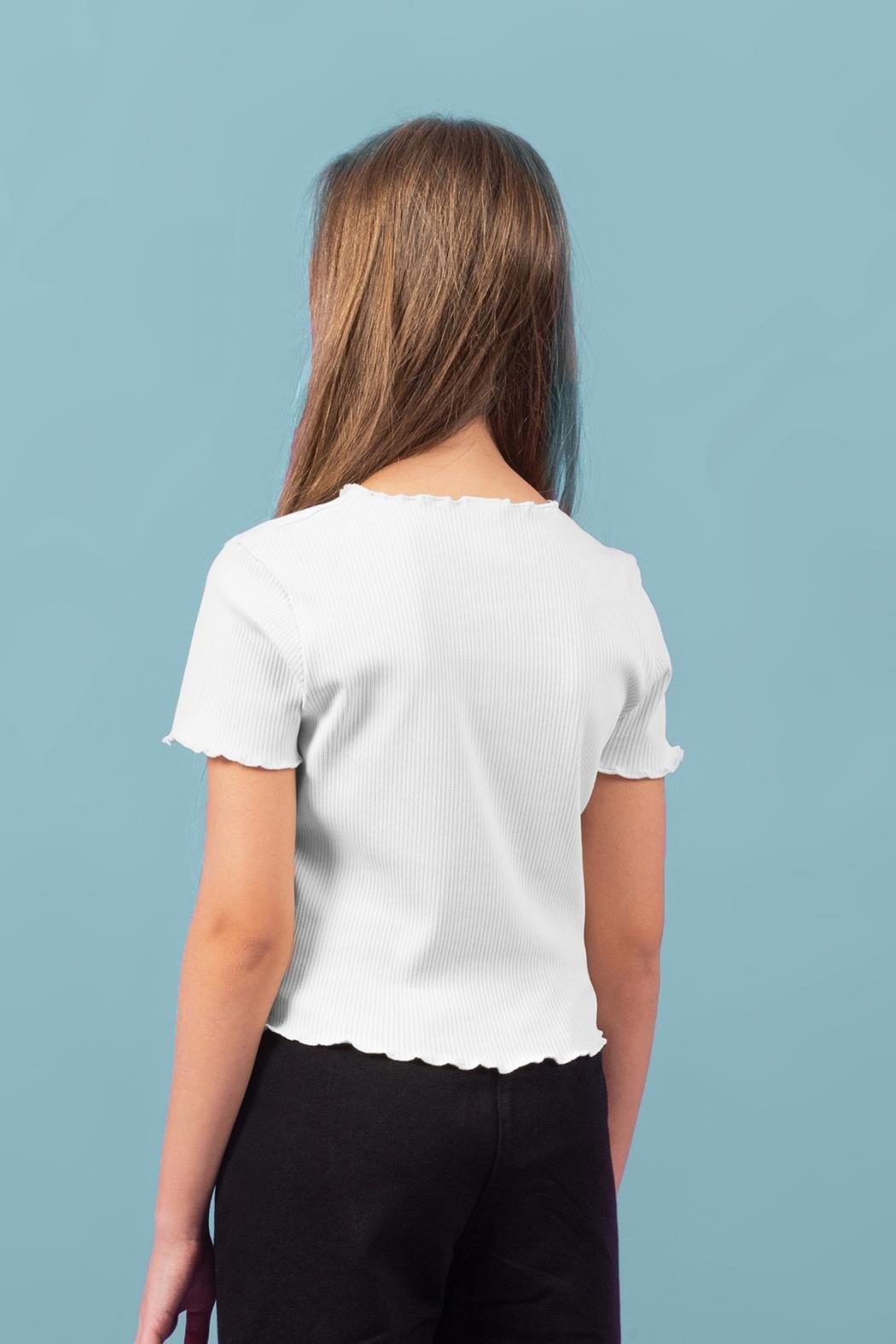 FİTİLLİ KIZ T-SHIRT