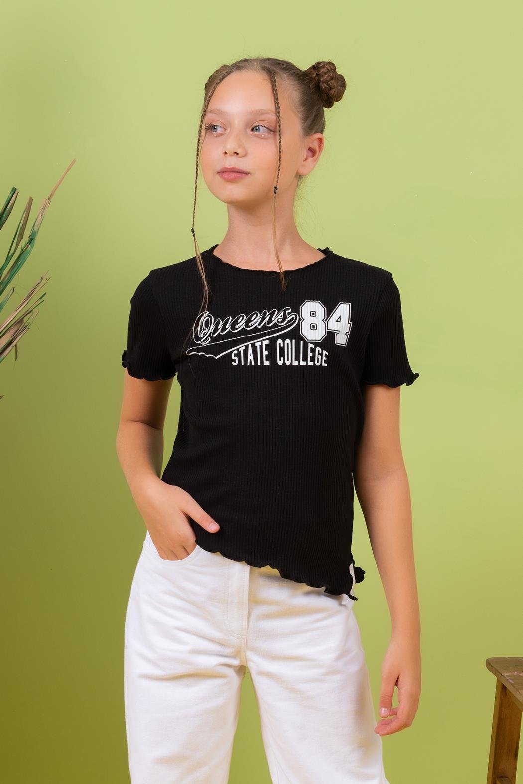 FİTİLLİ KIZ T-SHIRT