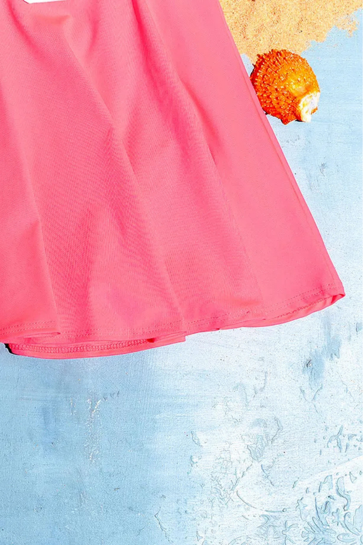 Fiyonklu Kız Mayo - Pembe