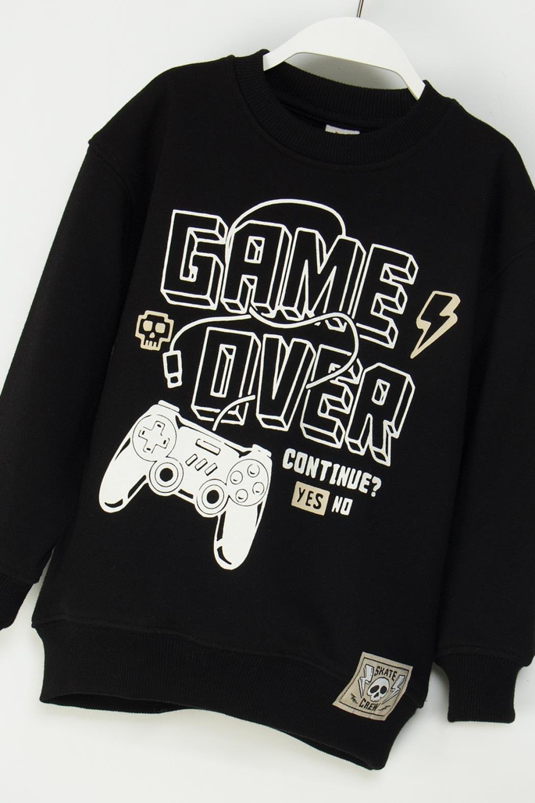 Game Ower Erkek Sweat - Siyah