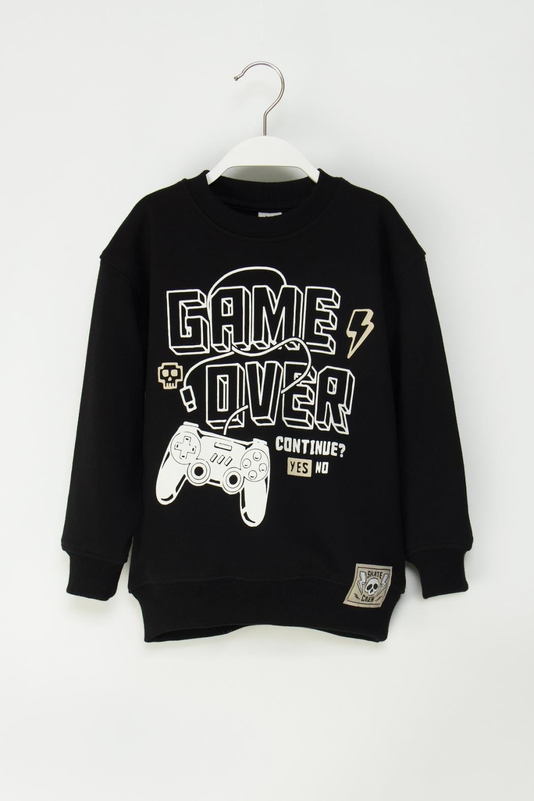Game Ower Erkek Sweat - Siyah