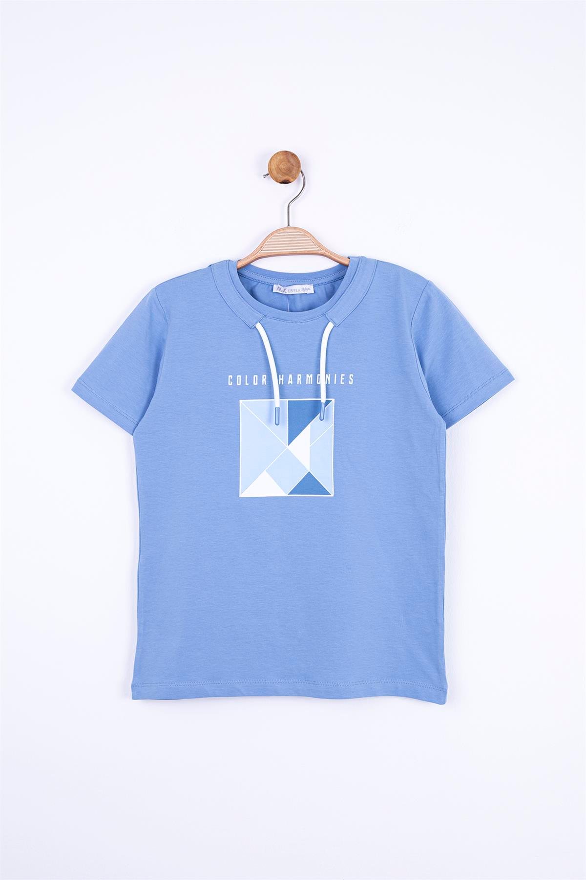GEOMETRİK BASKILI T-SHIRT