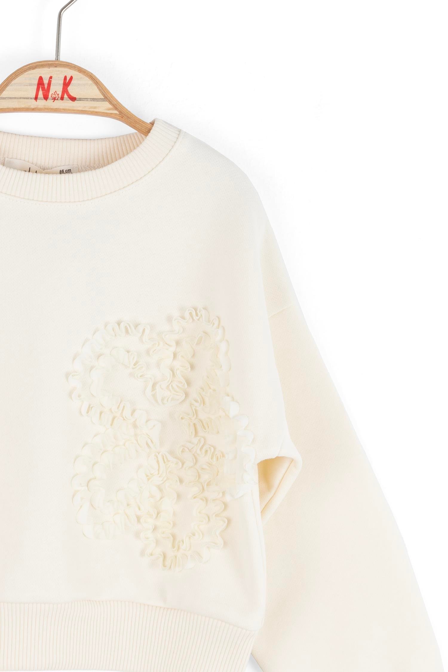 Gogeous Kız Sweat - Ekru