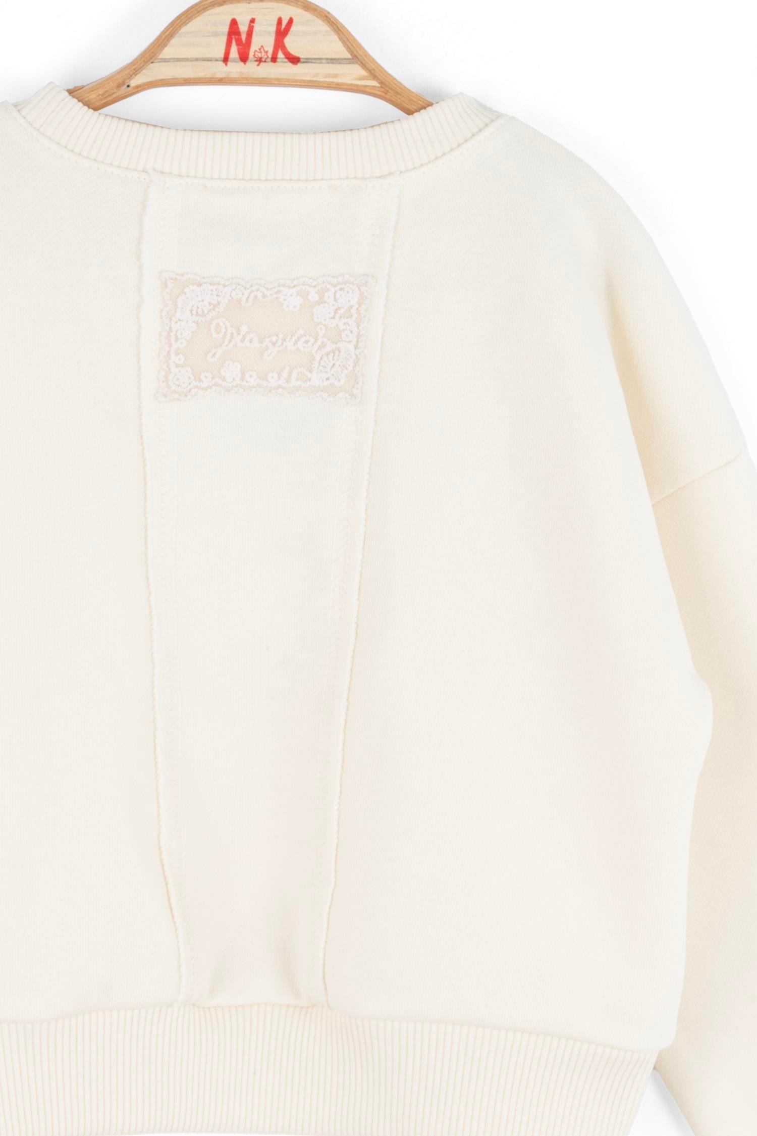 Gogeous Kız Sweat - Ekru