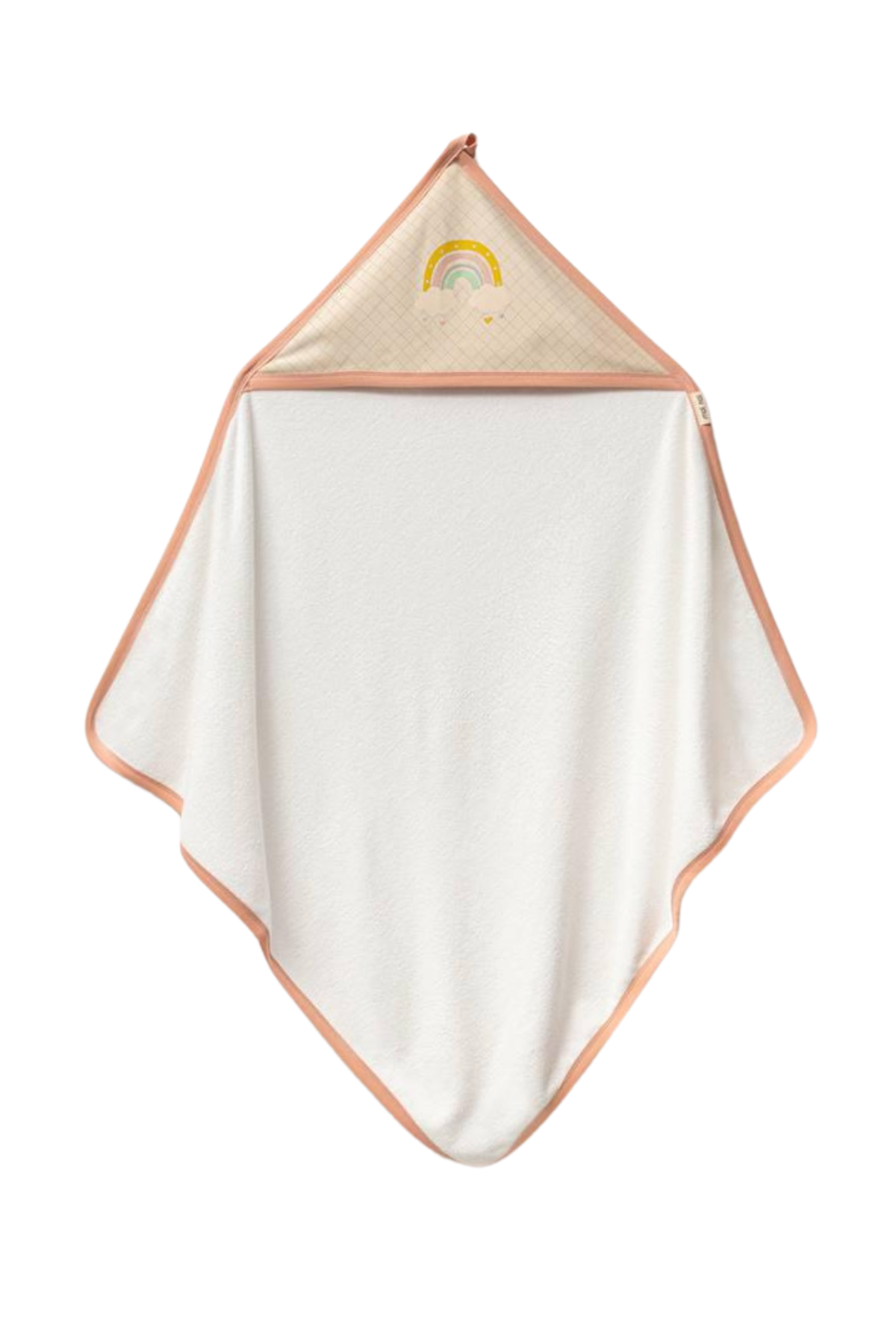 Gökkuşağı Bebe Havlu - Krem