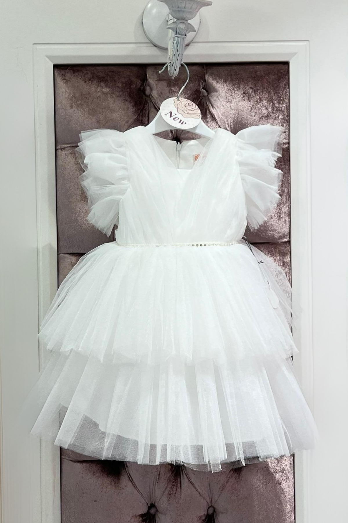 Helen Kız Abiye - Krem