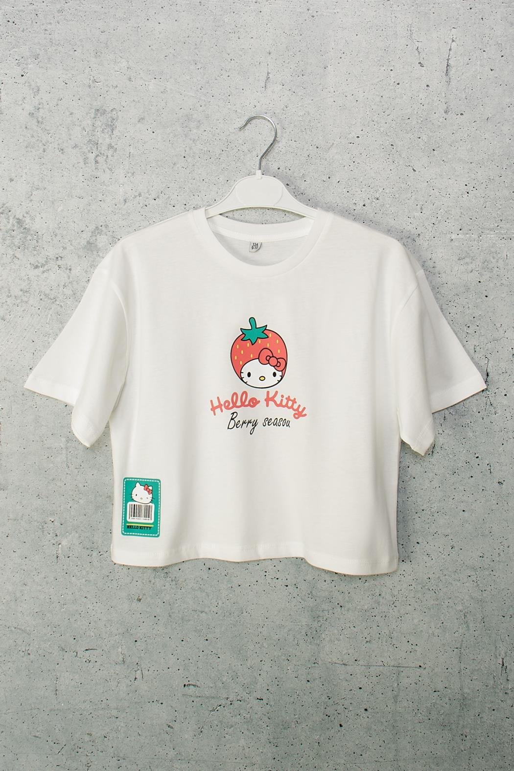 Hello Kitty Tişört - Ekru