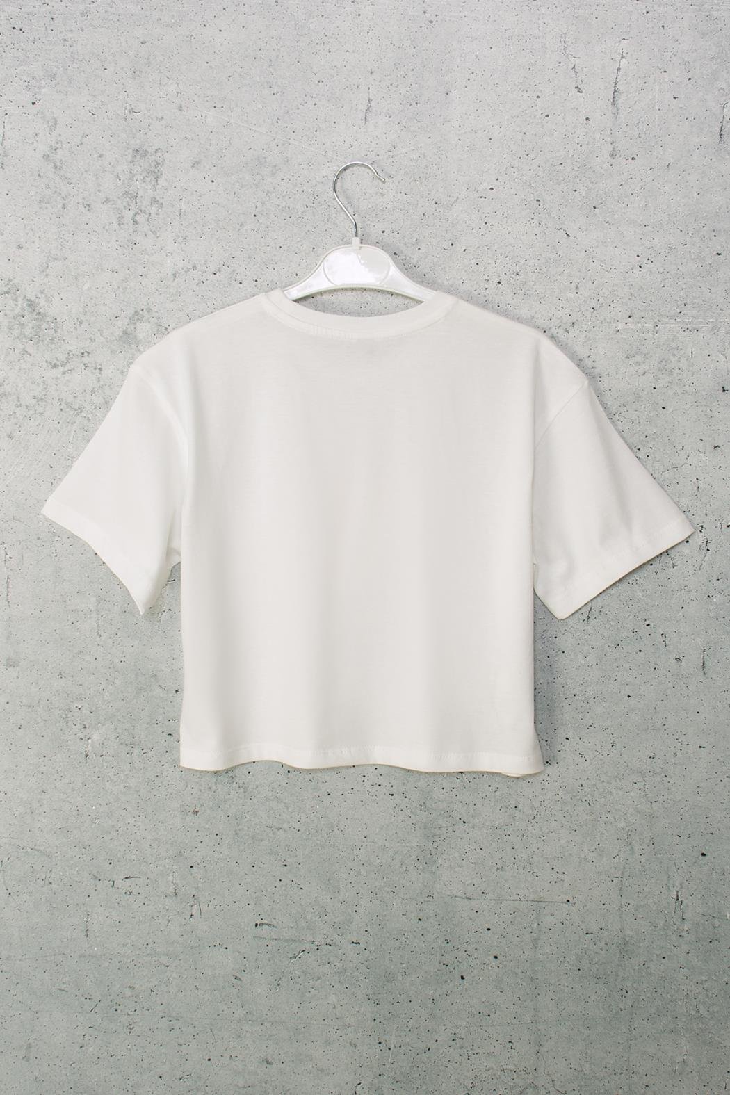 Hello Kitty Tişört - Ekru