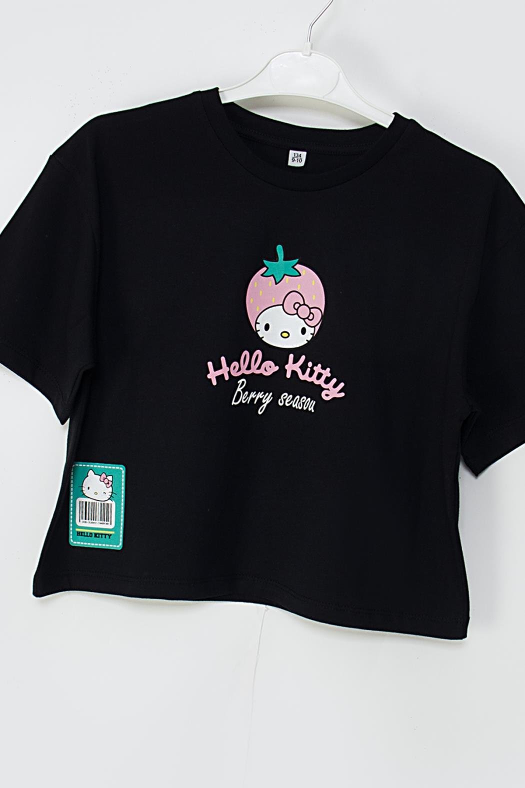 Hello Kitty Tişört - Siyah