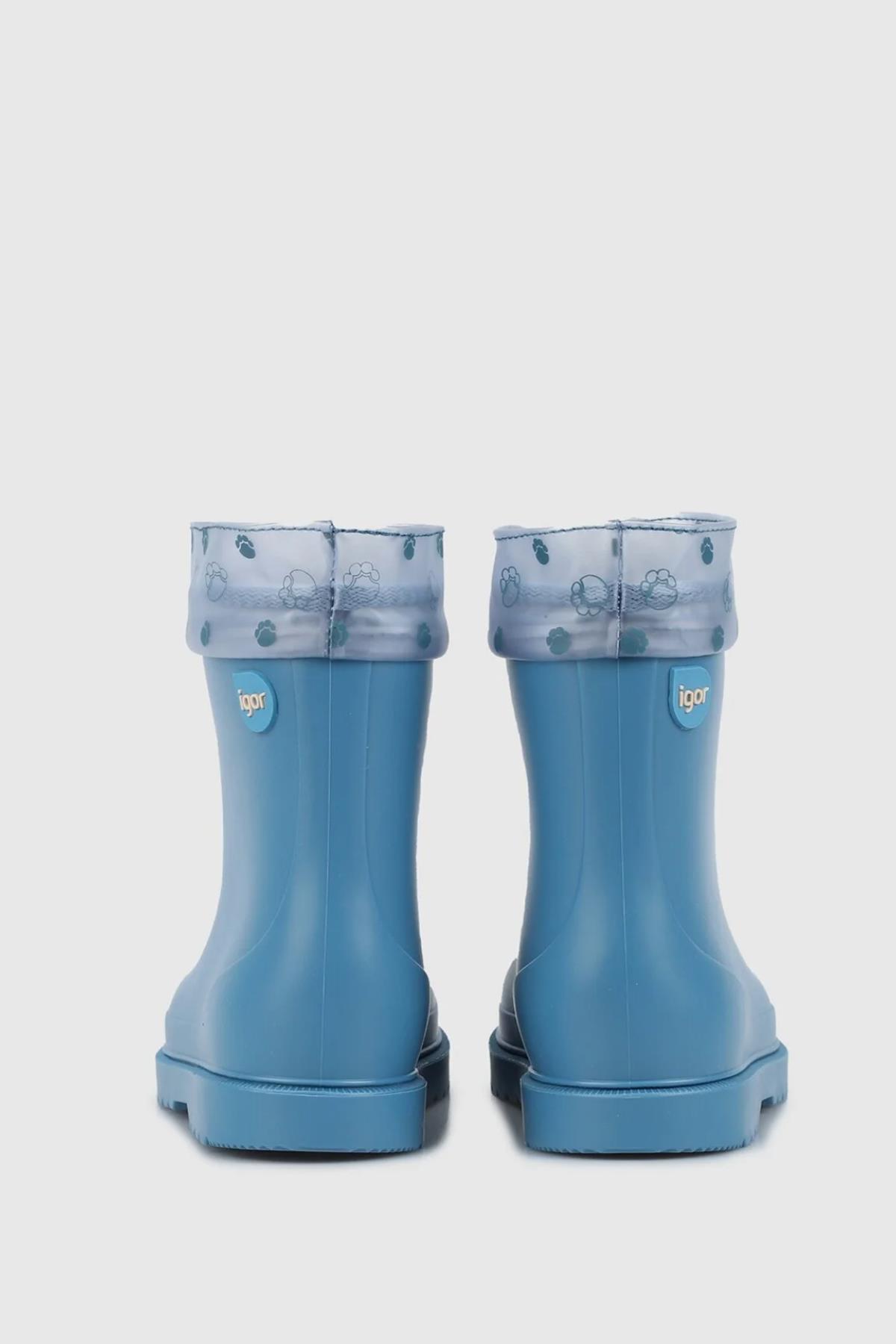 İgor Fil Baskılı Erkek  Bot - Mavi