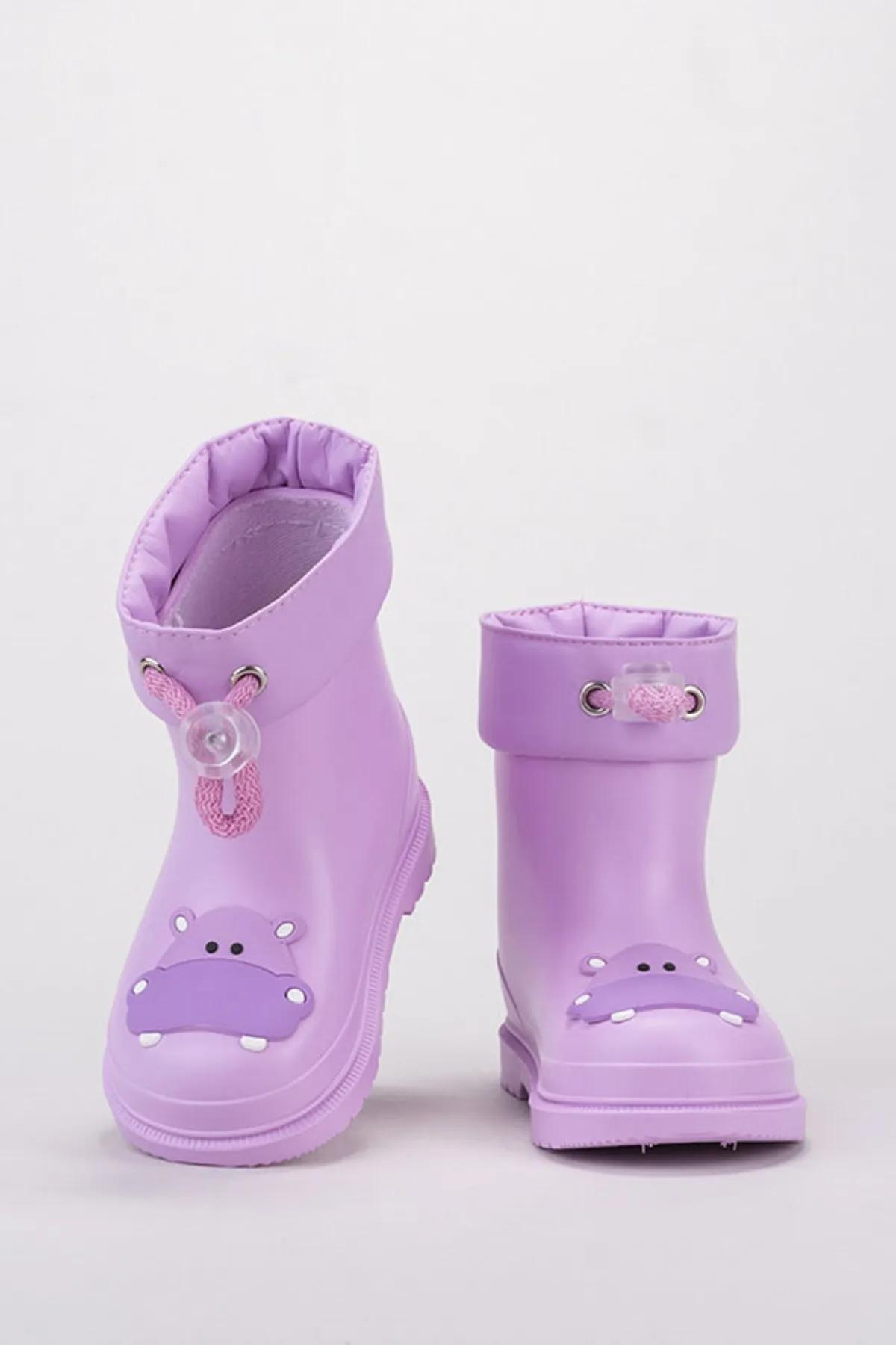 İgor Hipopotam Figürlü Bot - Lila