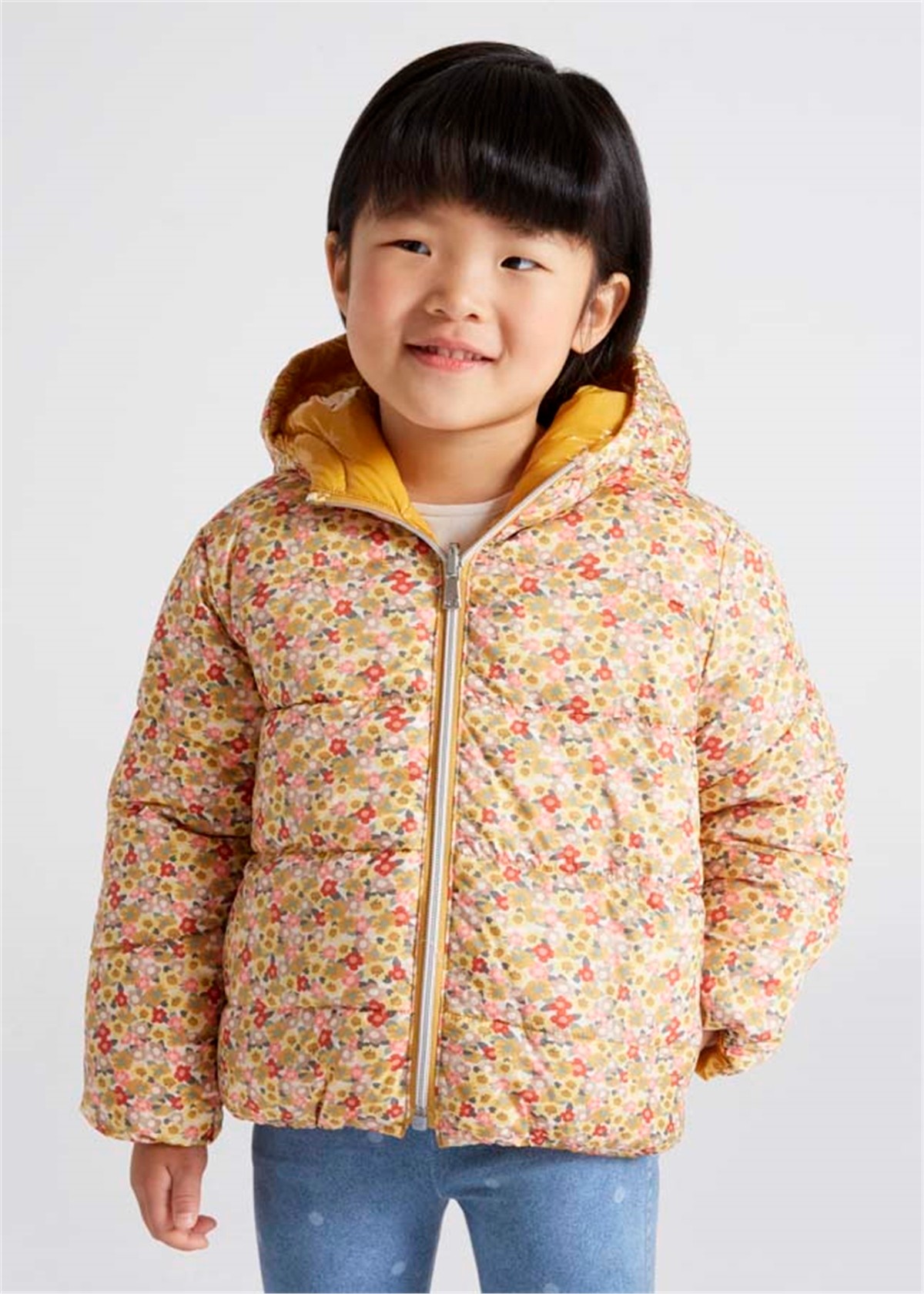 İKİ TARAFLI KISA KIZ MONT
