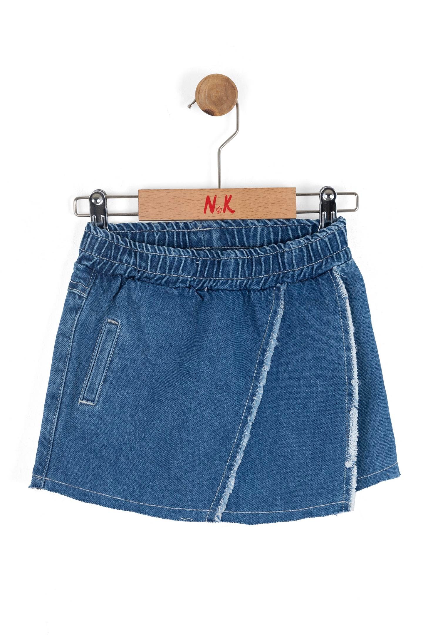 Jazz şort Etek - Mavi