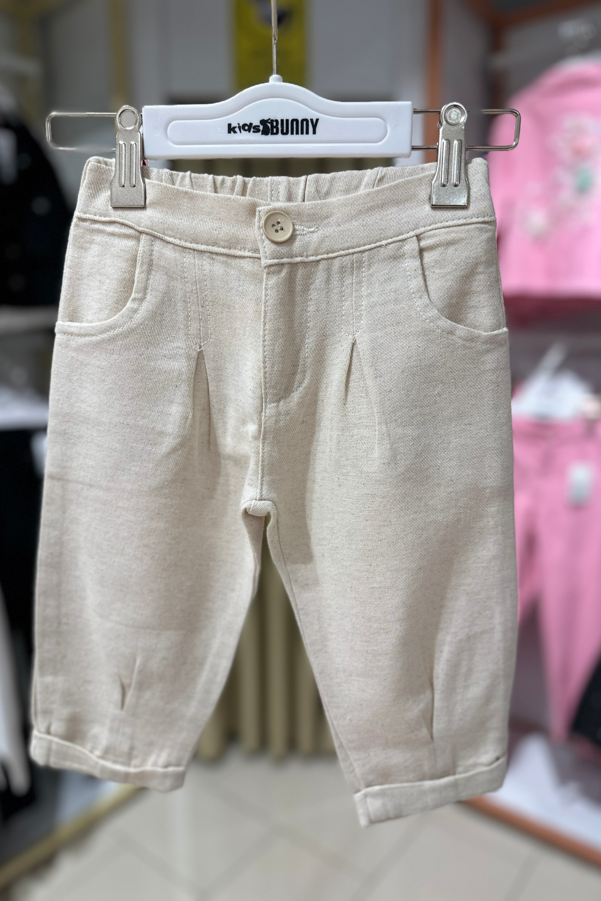 JENA Keten Pantolon - Bej