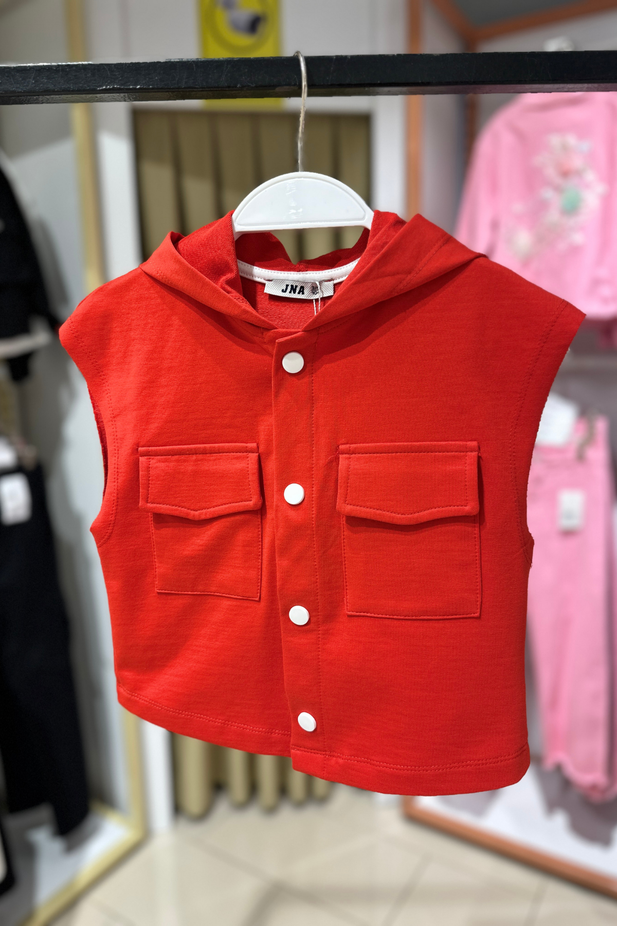 JENA Kolsuz Erkek Ceket - Kırmızı