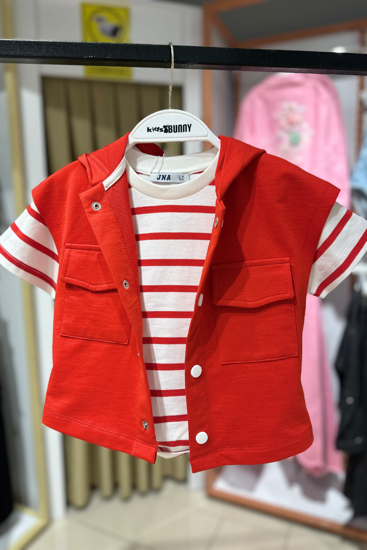 JENA Kolsuz Erkek Ceket - Kırmızı