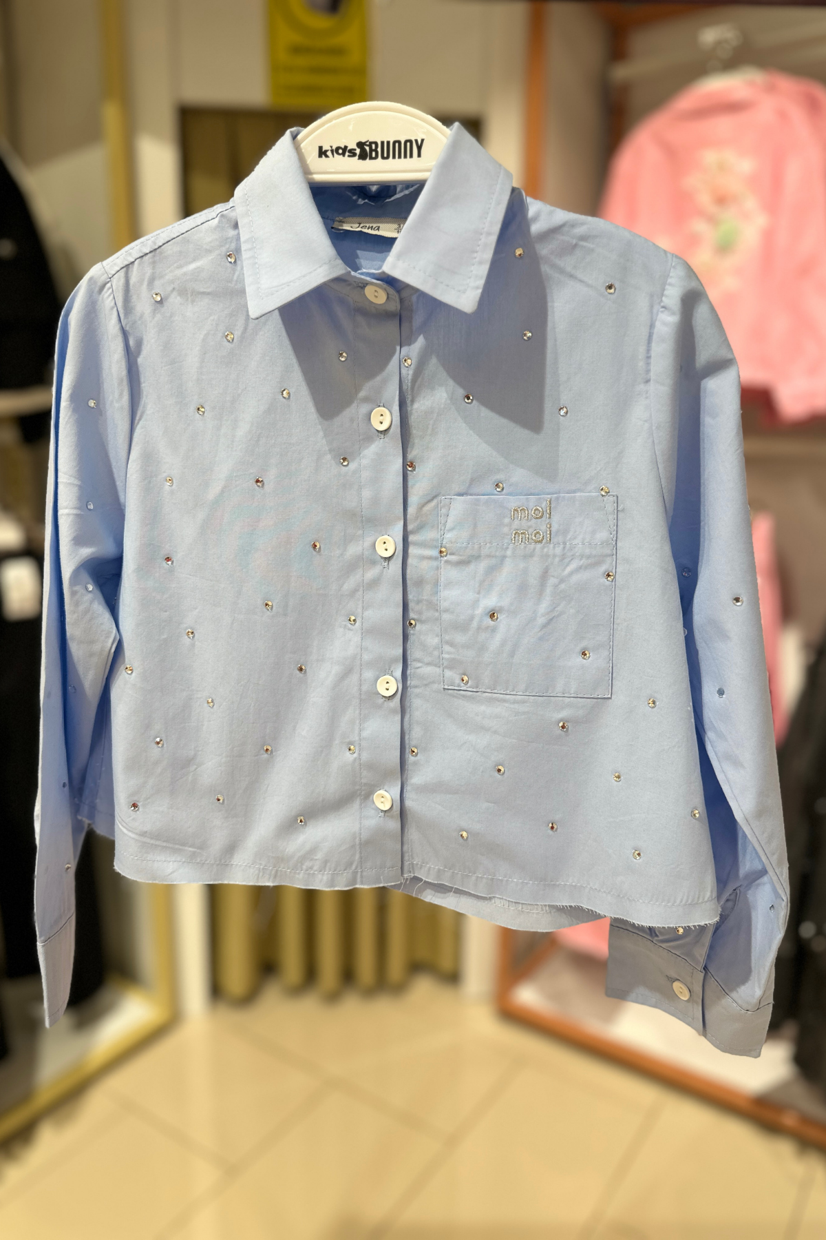 JENA Moi Noi Kız Gömlek - Mavi