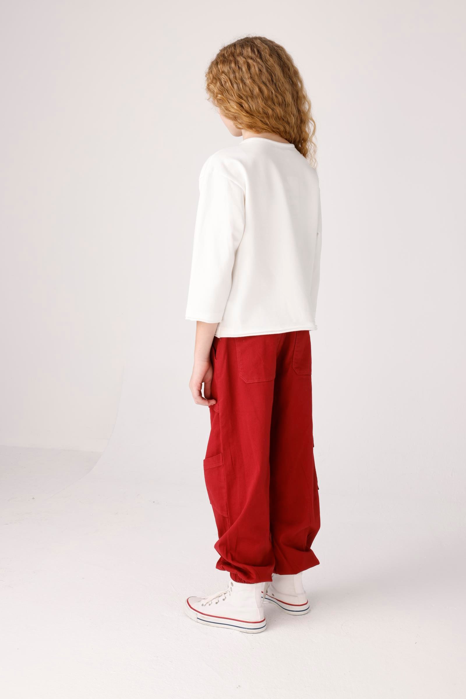 JENA Oversize KIz Sweat - Ekru