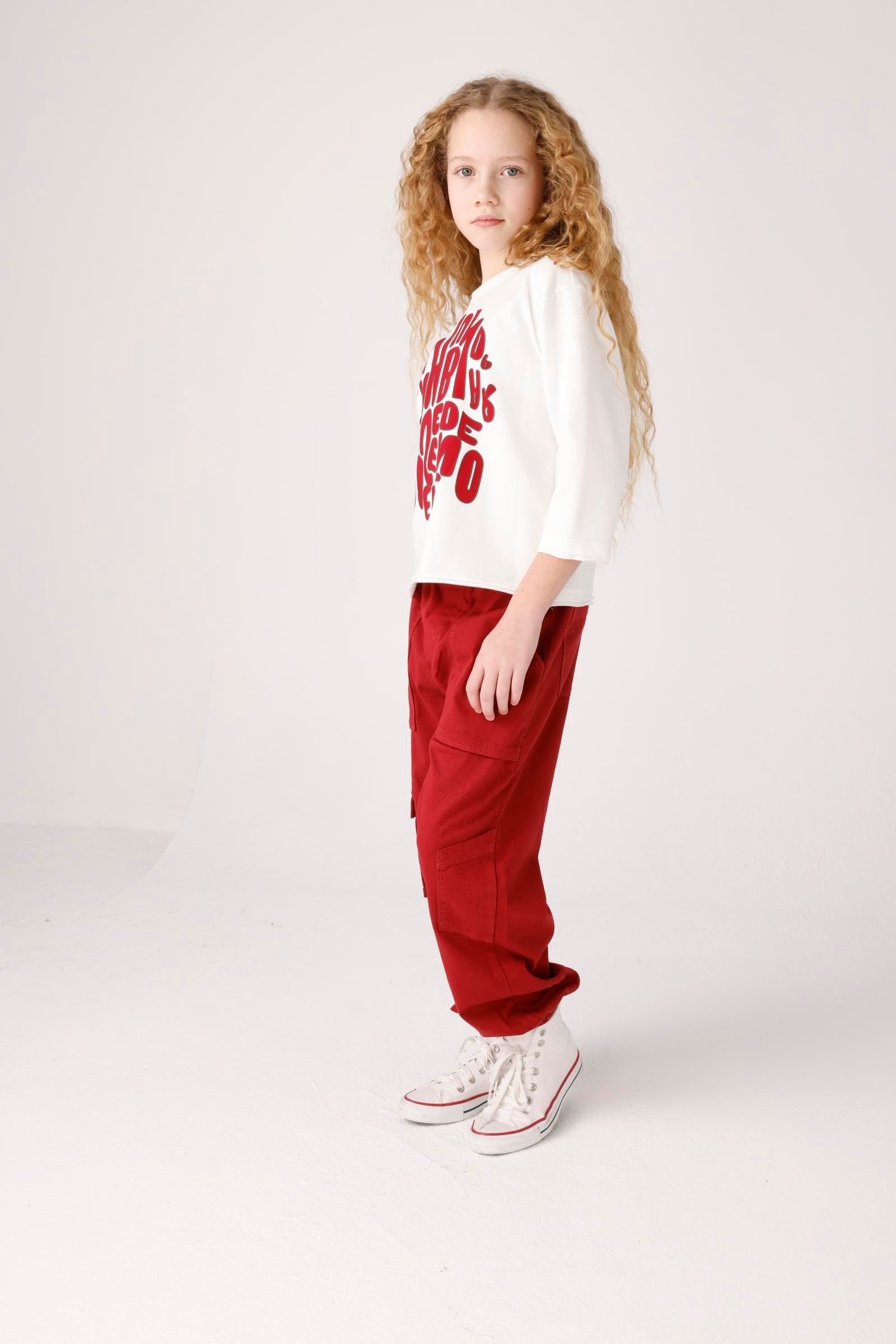 JENA Oversize KIz Sweat - Ekru