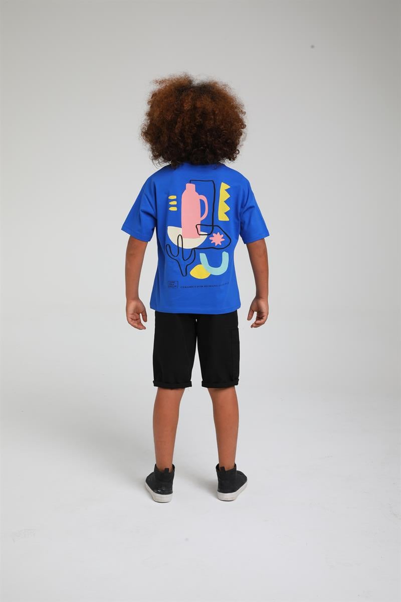 KAKTÜS BASKILI T-SHIRT