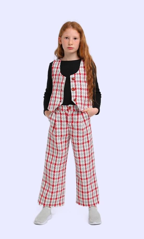 KARELİ KIZ PANTALON