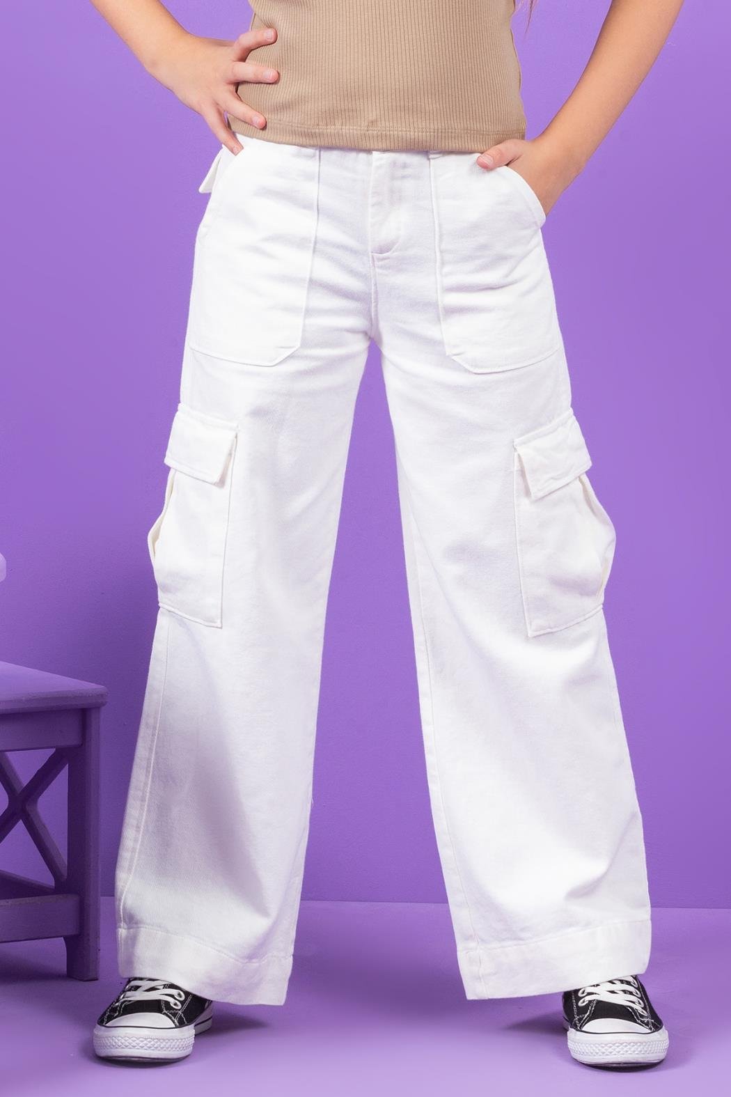 KARGO CEPLİ KIZ PANTALON