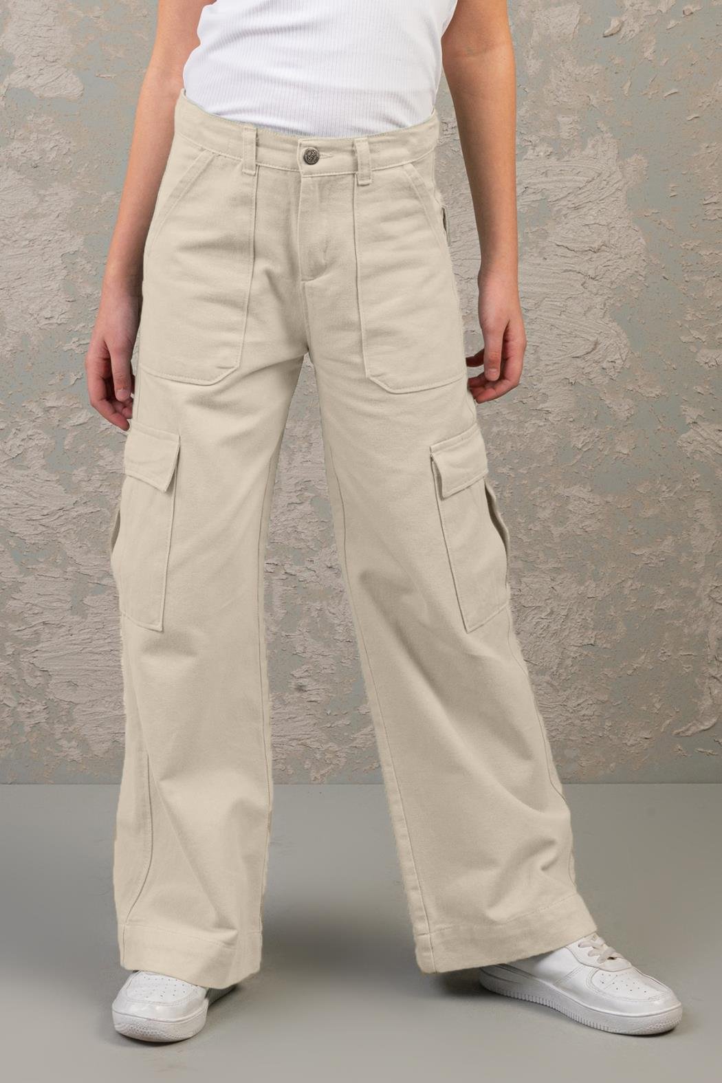KARGO CEPLİ KIZ PANTALON