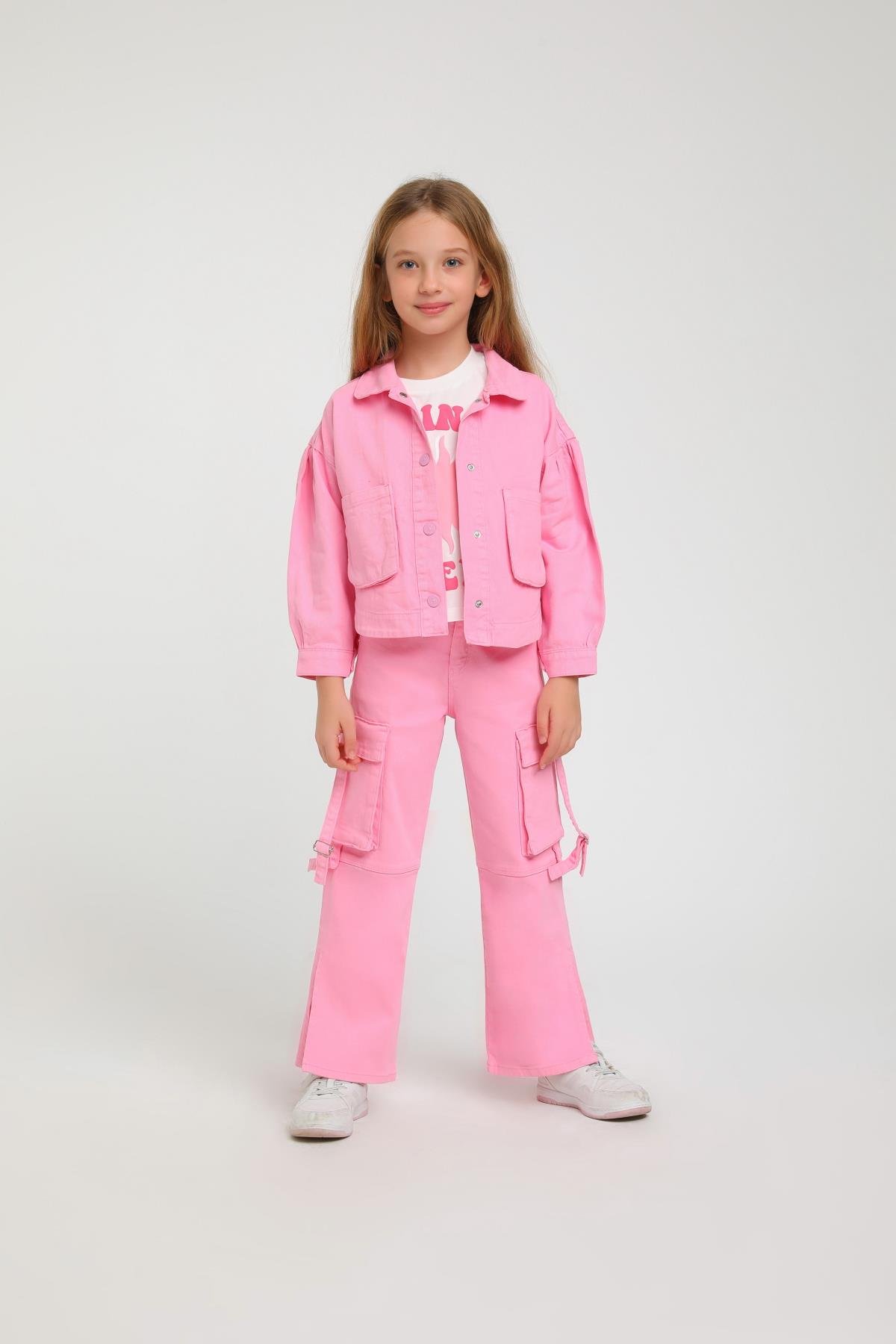 KARGO CEPLİ KIZ PANTOLON