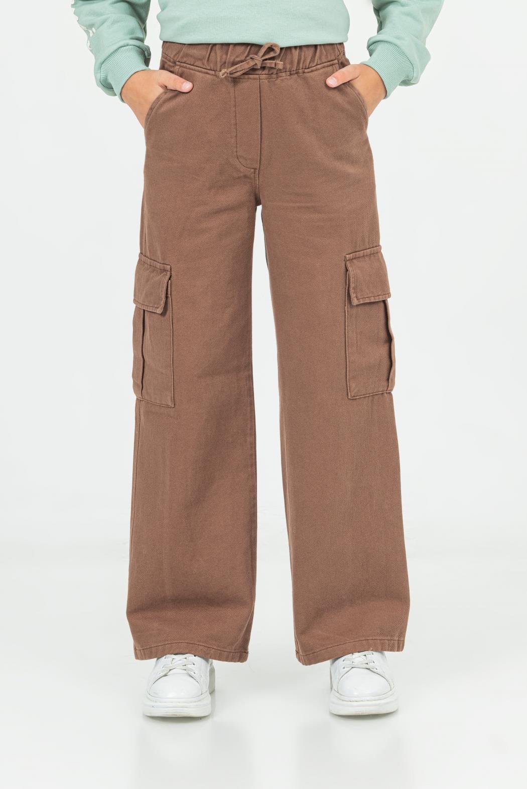 KARGO KIZ CEPLİ PANTALON