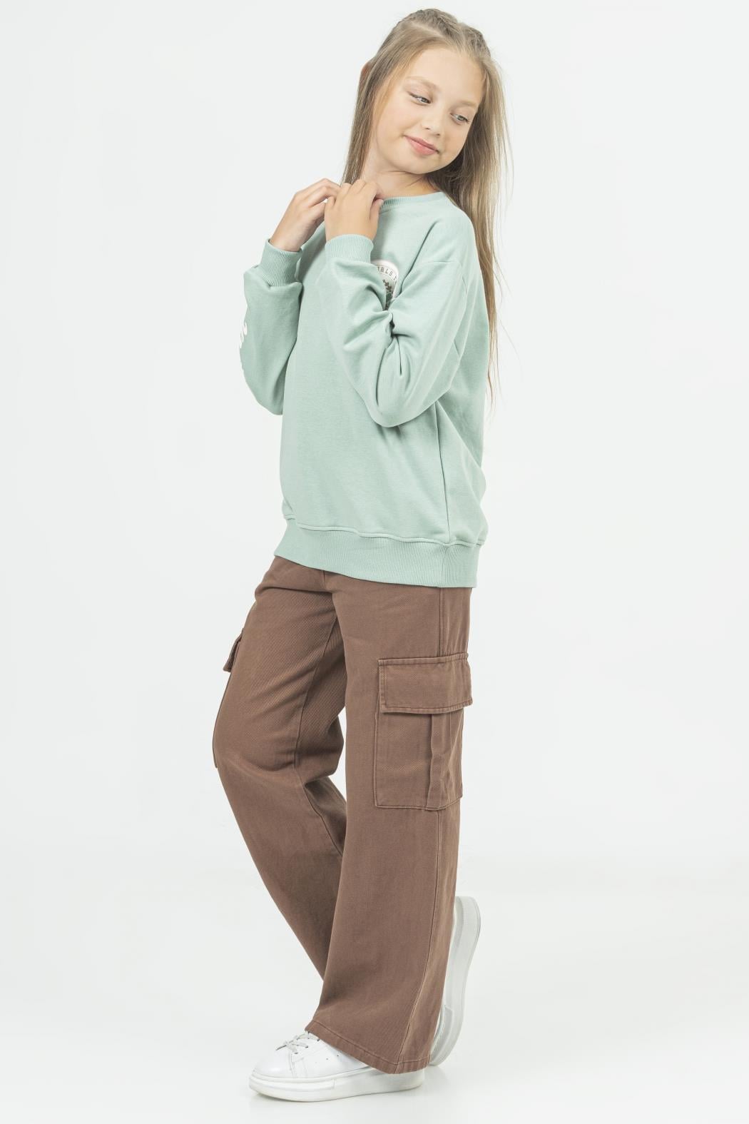 KARGO KIZ CEPLİ PANTALON