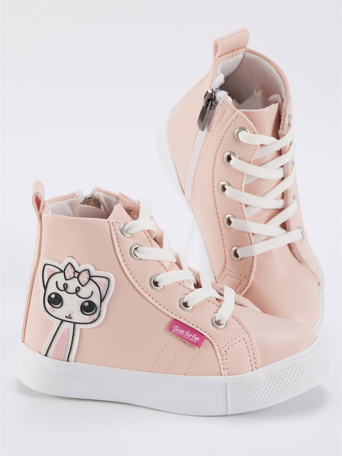 KEDİCİK PEMBE KIZ SNEAKERS