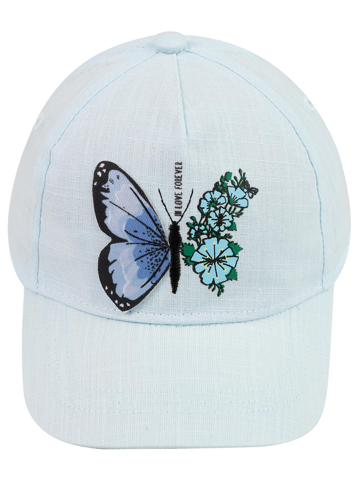 KELEBEKLİ KIZ ŞAPKA