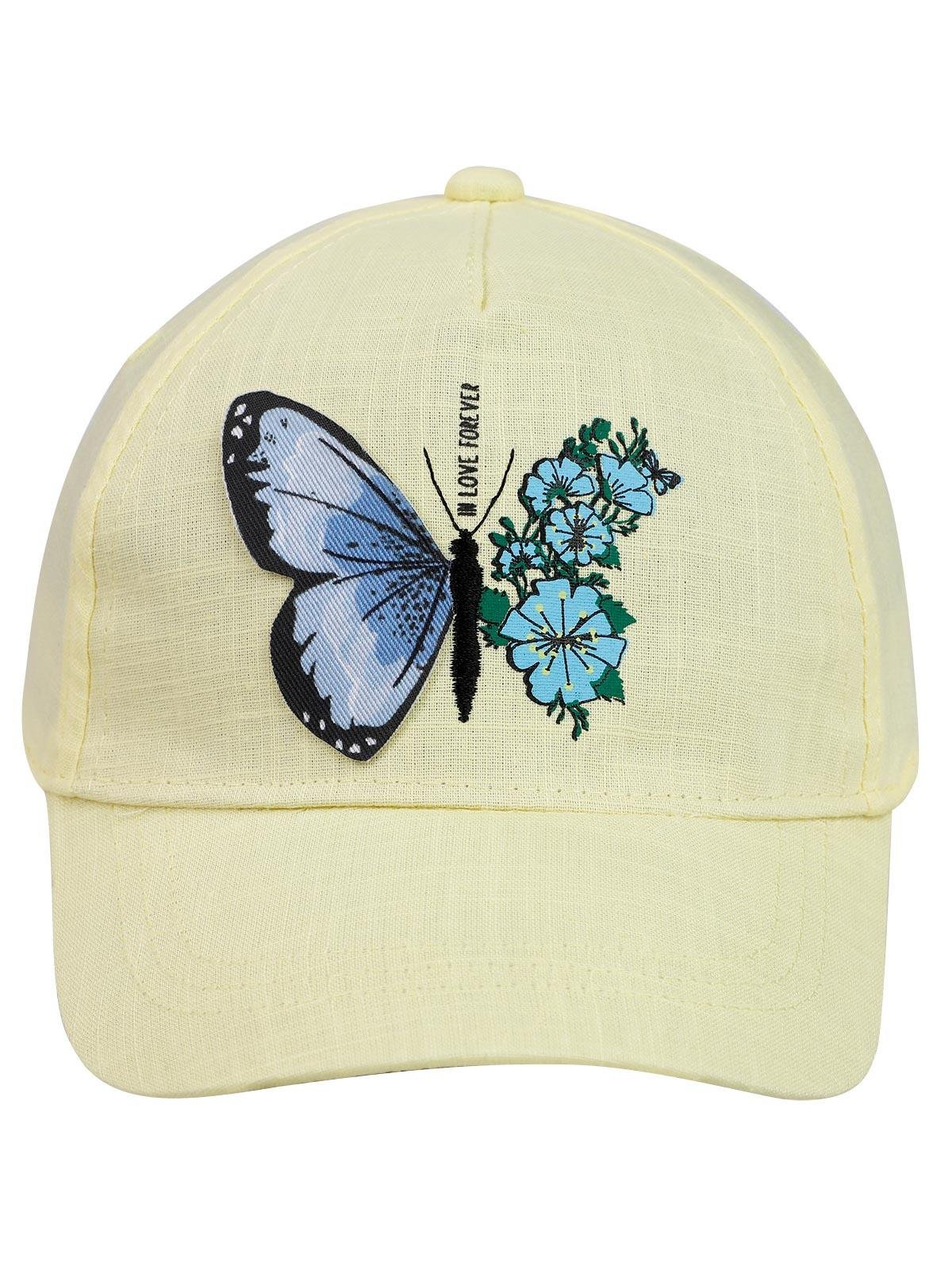 KELEBEKLİ KIZ ŞAPKA