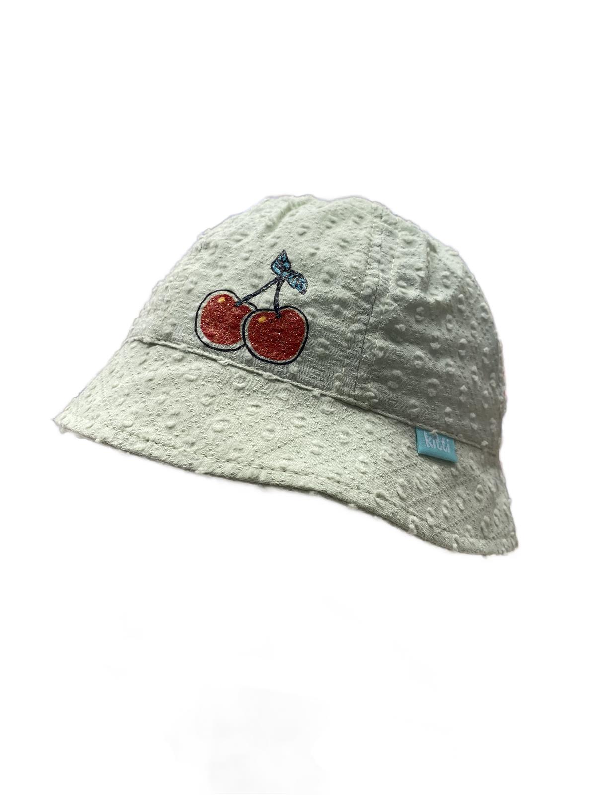 KİRAZLI BEBE KIZ ŞAPKA