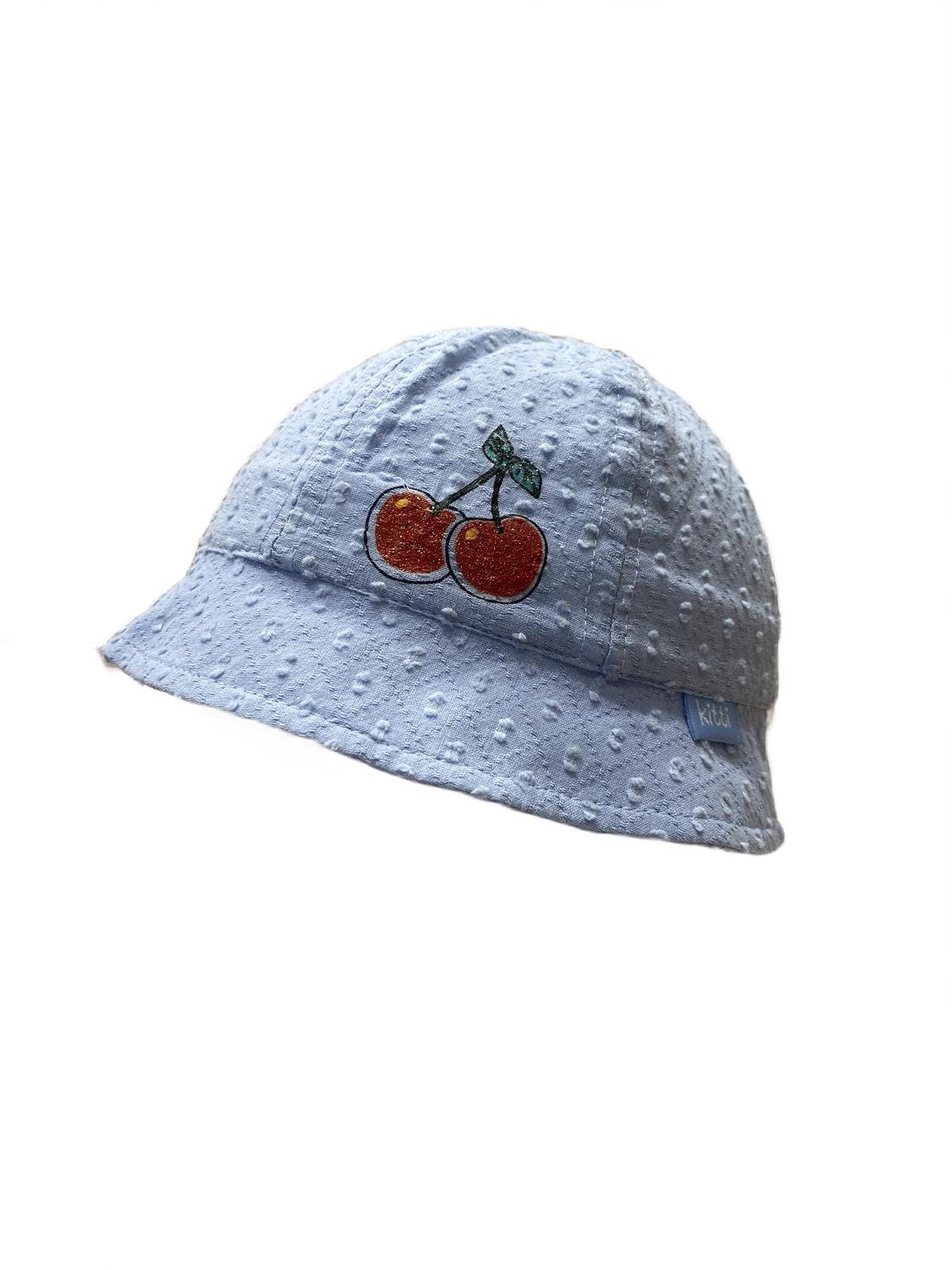 KİRAZLI BEBE KIZ ŞAPKA