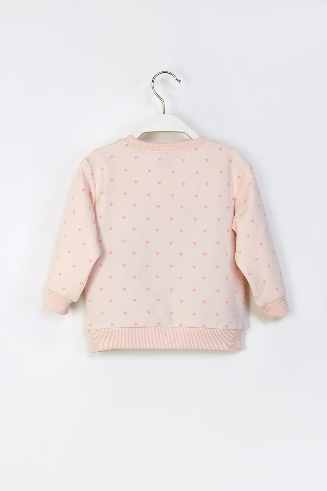 Kirazlı Bebe Taytlı Takım - Pembe