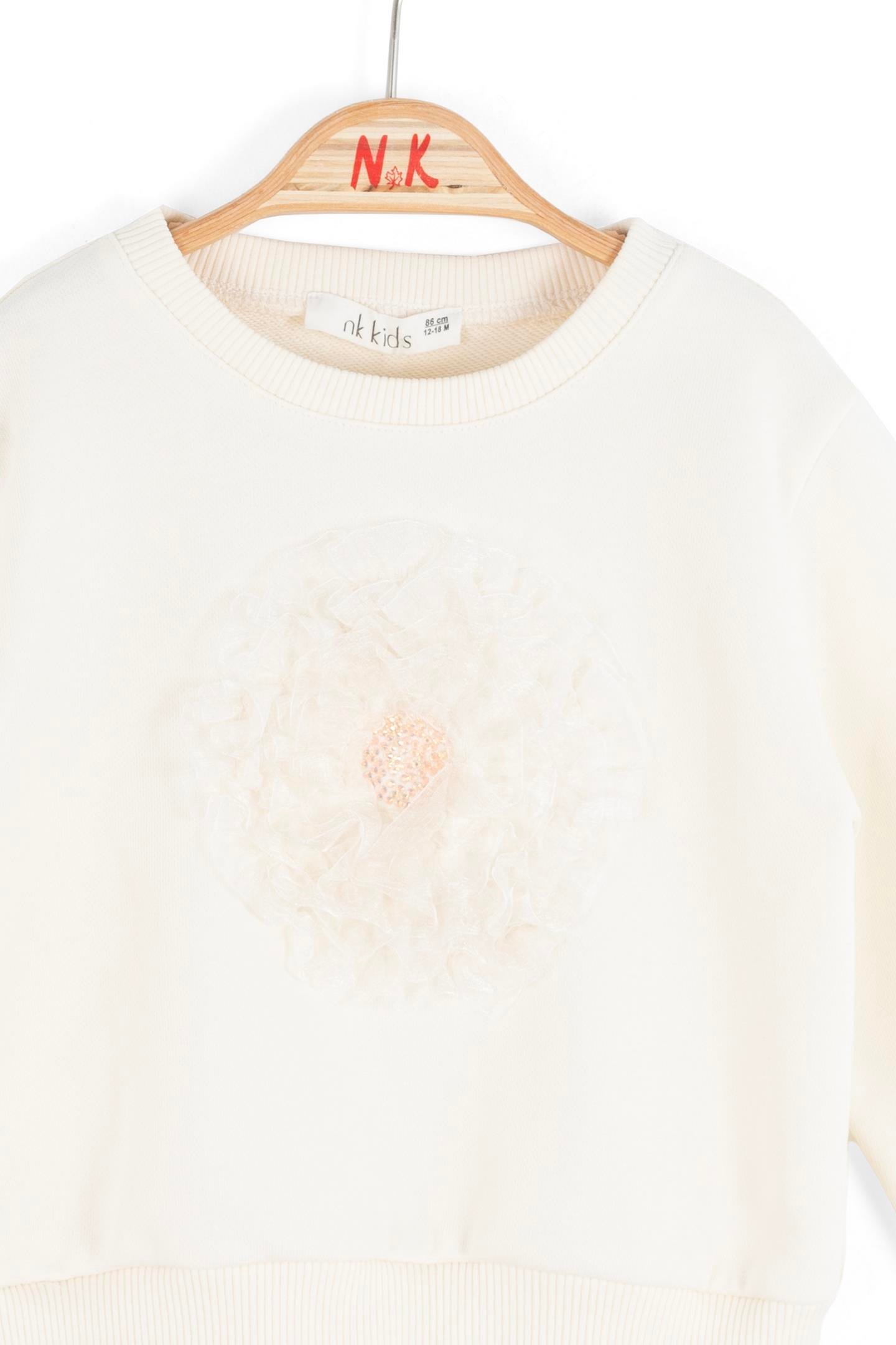 Kite Kız Sweat - Krem