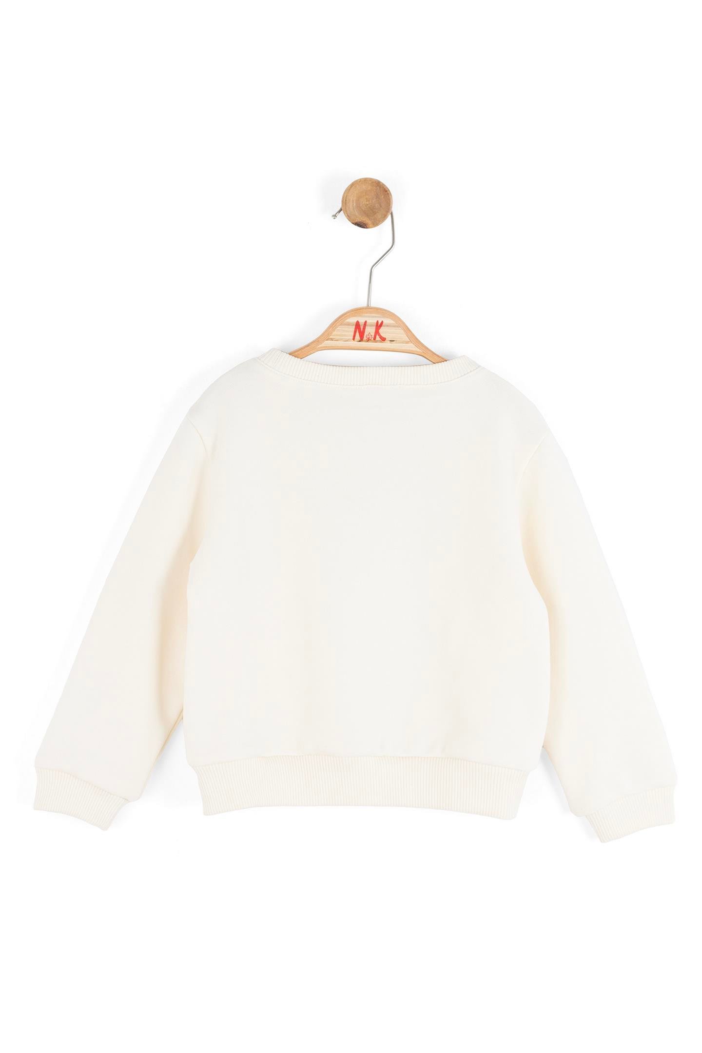 Kite Kız Sweat - Krem