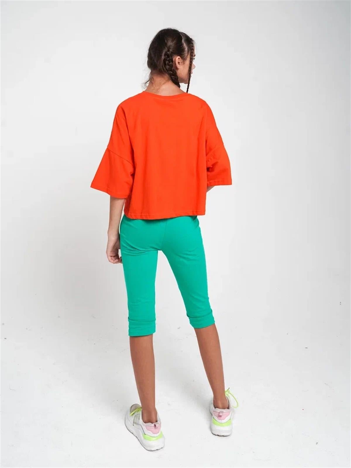 KIZ CAPRİ TAYT