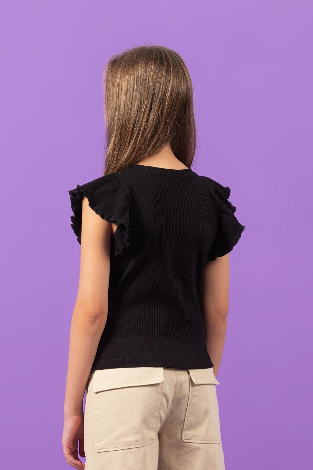 KOLLARI FIRFIRLI T-SHIRT