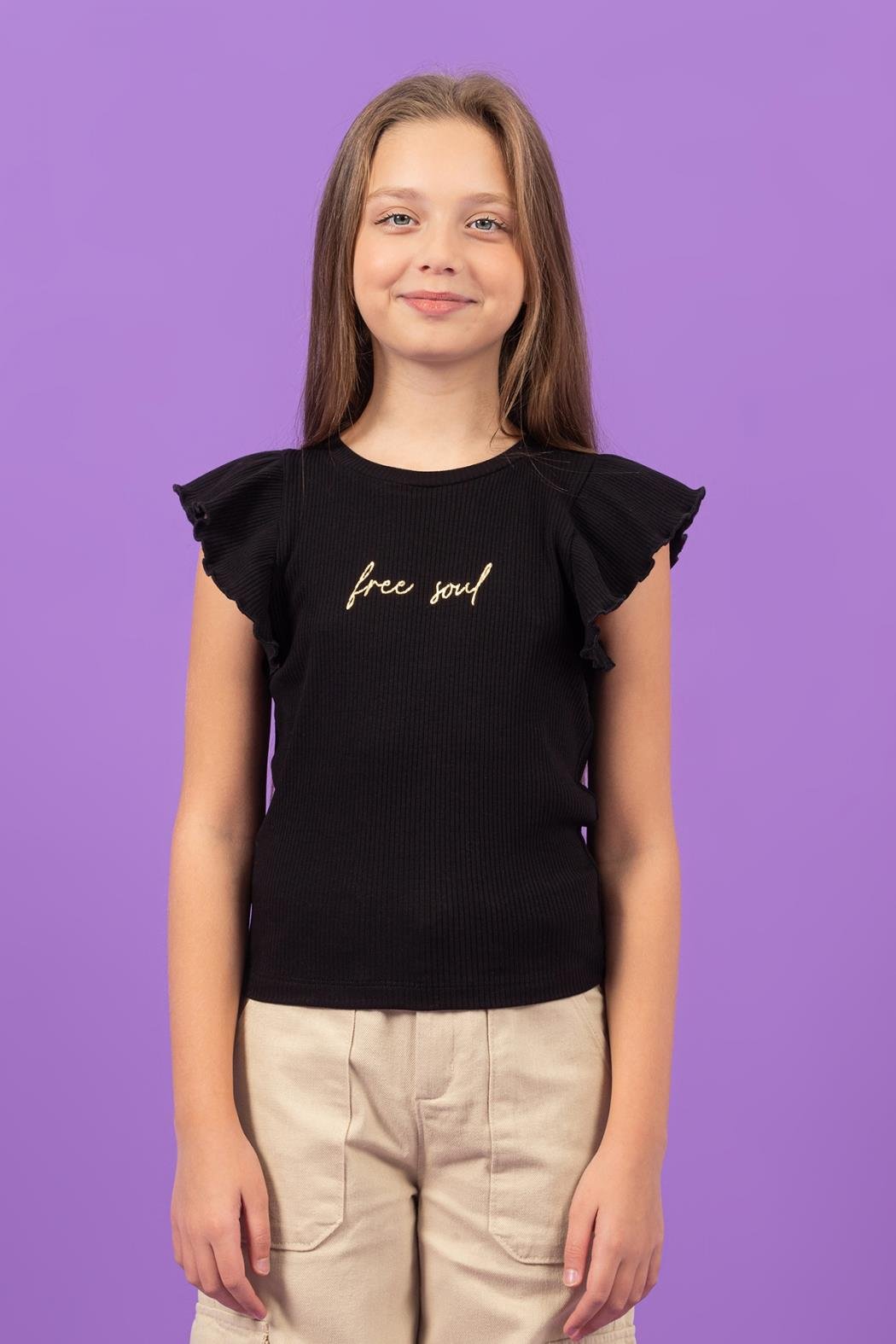 KOLLARI FIRFIRLI T-SHIRT